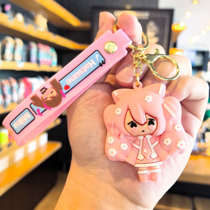 Wholesale Cute Cartoon Creative Pvc Doll  Pendant Keychain