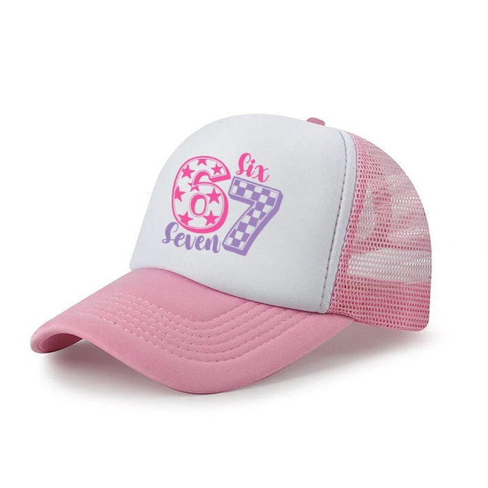 Wholesale Stylish Kids Cartoon Baseball Cap Breathable Mesh Unisex Sun Hat Extended Brim Fashion Accessory