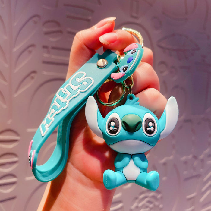 Wholesale Silicone Cute Cartoon Keychain JDC-KC-Chaow004