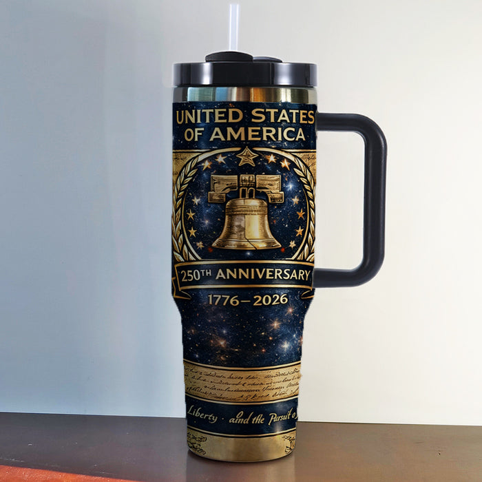 Wholesale US Independence Day 250th Anniversary 40oz Insulated Stainless Steel Tumbler