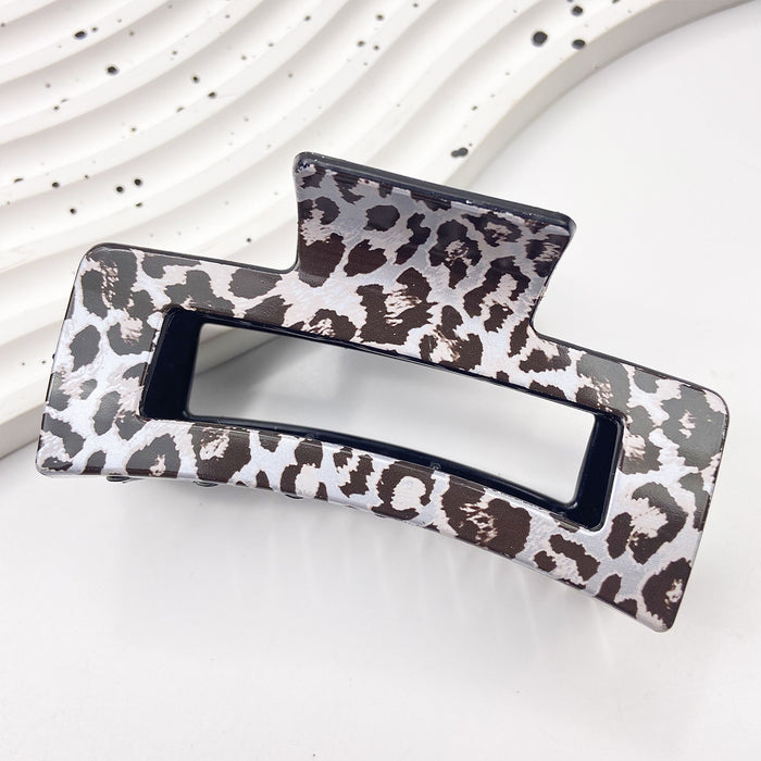 Wholesale Leopard print square claw clip Hair Clips