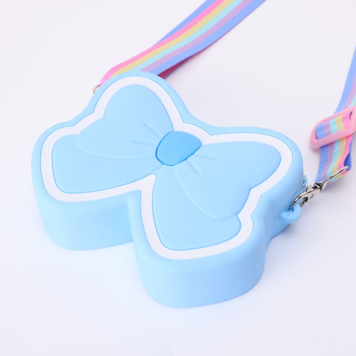 Wholesale Butterfly Silicone Children' s Crossbody Bag Chic Fashion Accessory MOQ≥3