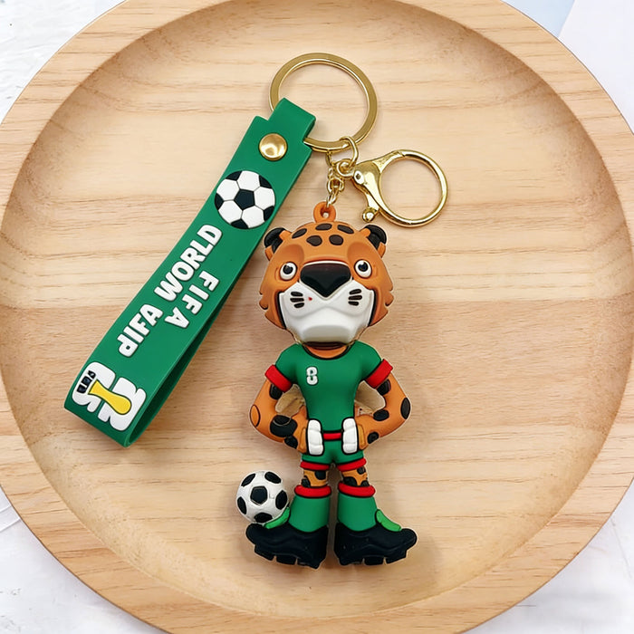 Wholesale World Cup Keychain Cartoon Pendant