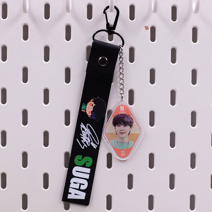 Wholesale Acrylic Lanyard Keychain JDC-KC-HanTian011