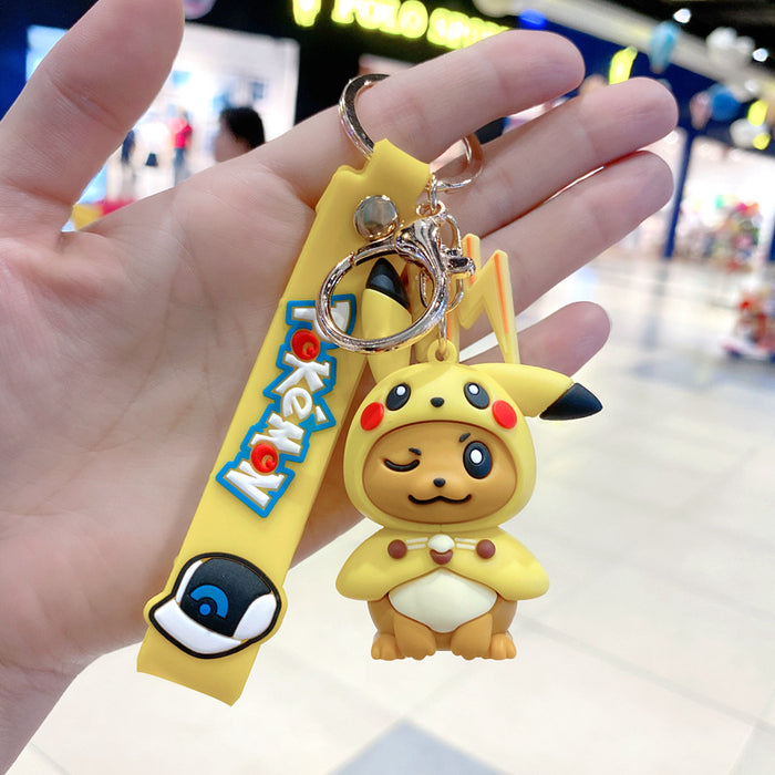 Wholesale Adhesive Cartoon Doll Keychains JDC-KC-Gongz043