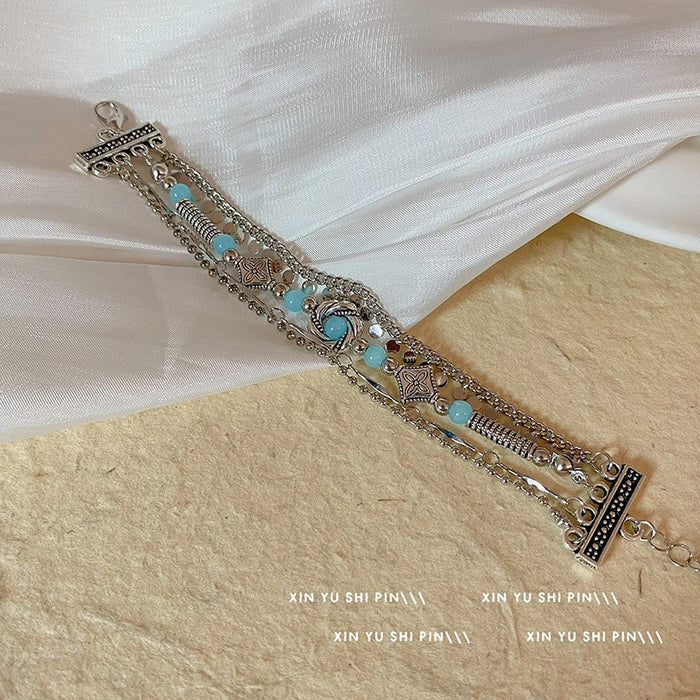 Wholesale Flower butterfly bracelet, light luxury temperament, high-end sense, niche design, versatile star bracelet