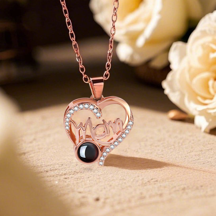 Wholesale Projecting a " I love you"  heart necklace in 100 languages