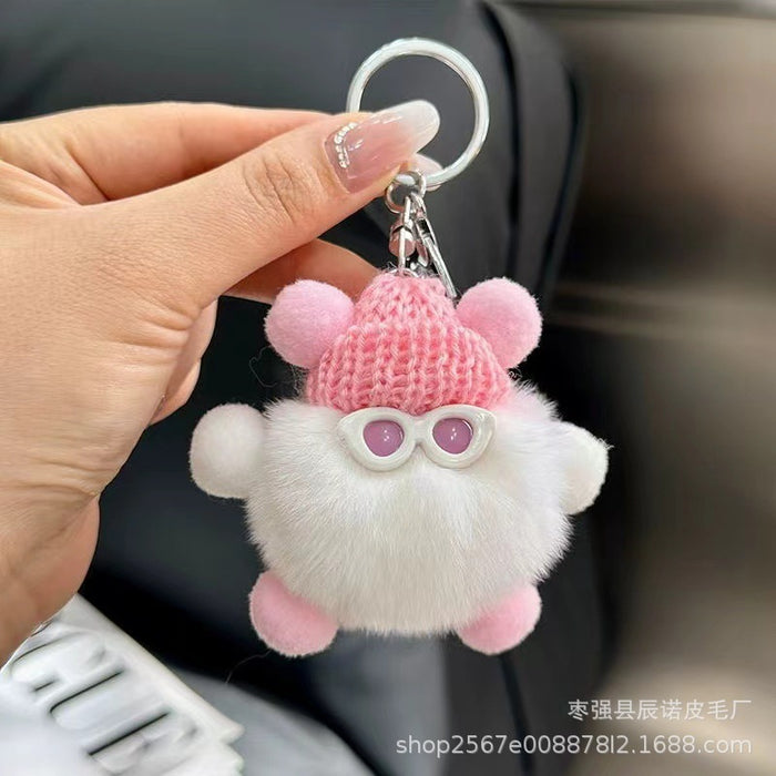 Wholesale  Coal Ball Bag Pendant  Doll Cartoon Car Keychain