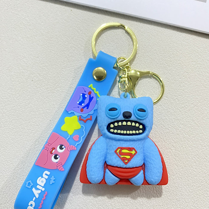 Wholesale Cartoon monster doll keychain