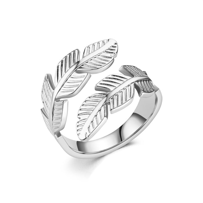 Wholesale Trendy, fashionable and versatile titanium steel ring men's open ring