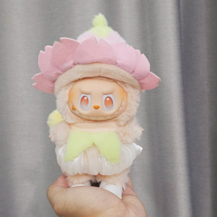 Wholesale Sitting Party Doll Clothes Cola  Vinyl Clothes Fisherman Hat Overalls Set