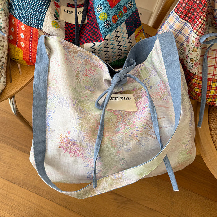 Wholesale New Large Capacity Dual Use Cowboy Bag for Work and Commuting, Fashionable, Simple, Ethnic Style, Versatile Crossbody Bag