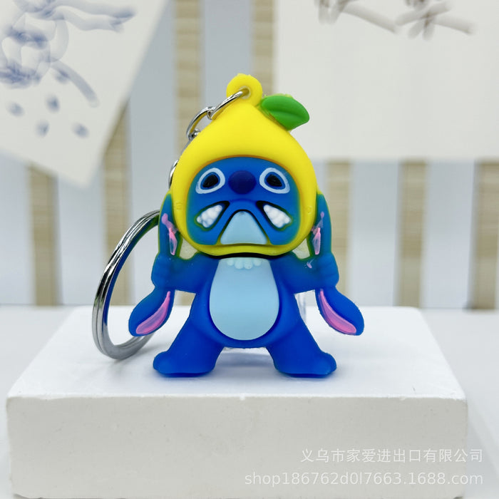 Wholesale Fruit Cartoon PVC Doll Keychain (F) JDC-KC-JiaA006