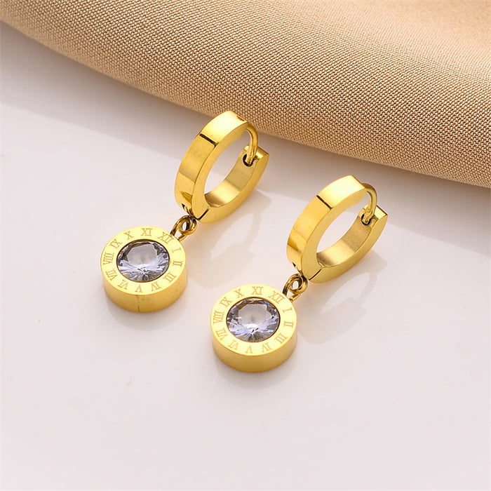 Wholesale Titanium Steel Pearl Earrings JDC-ES-ChengY031