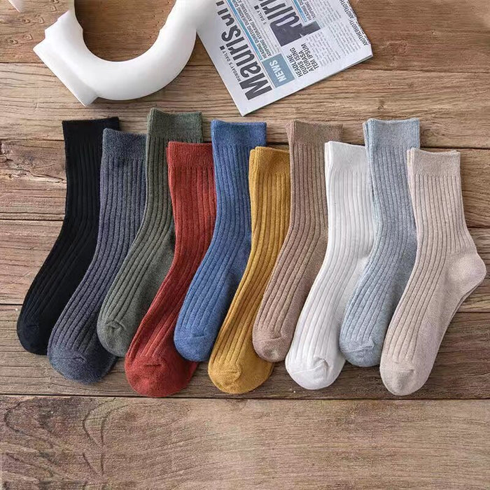 Wholesale Men's and women's mid length socks, sweat absorbing, trendy, breathable, basketball socks, sports long socks