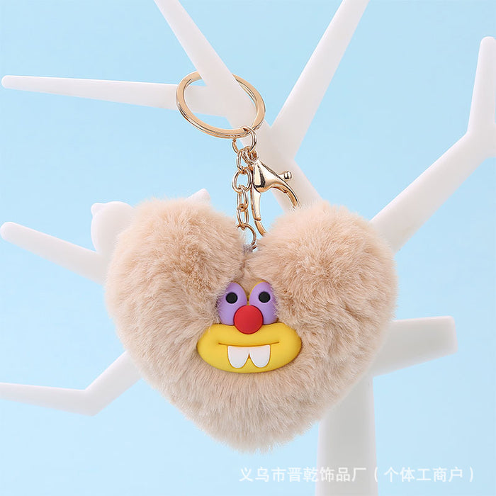 Wholesale Cartoon Cute Fur Ball Pendants Keychains JDC-KC-Jinqian001