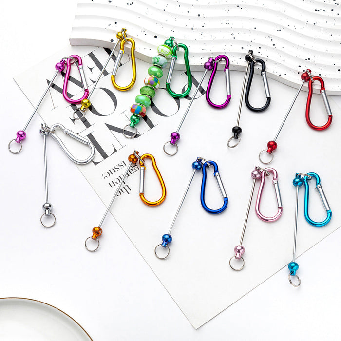 Wholesale Beadable Metal Hook Keychain JDC-KC-HuaH009