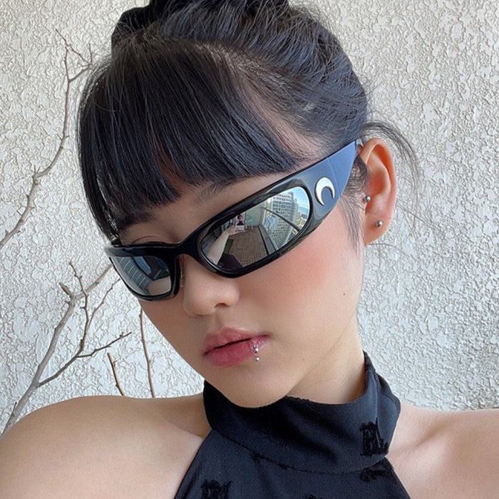 Wholesale Moon Fashion Sunglasses, Future Technology Sunglasses, Sports Cycling Sunglasses