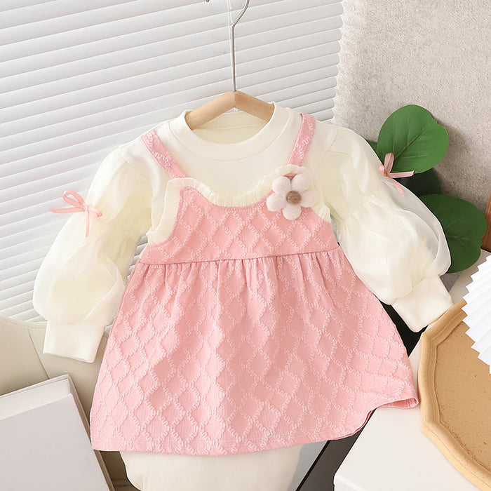 Wholesale Puff Sleeve Children's Princess Dress JDC-CTS-MianY036