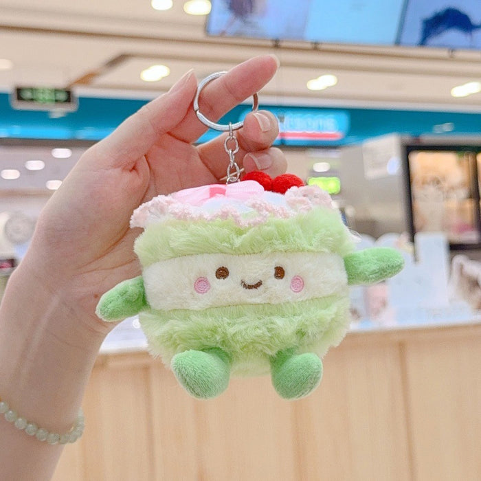 Wholesale Small cake doll pendant keychain plush toy bag