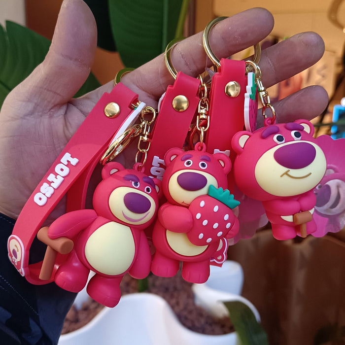 Wholesale Cartoon Silicone Anime Keychain JDC-KC-YiChang029