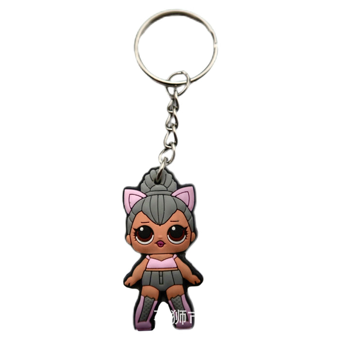 Wholesale 10 pcs Cute Girl Series Key Chain Pendants