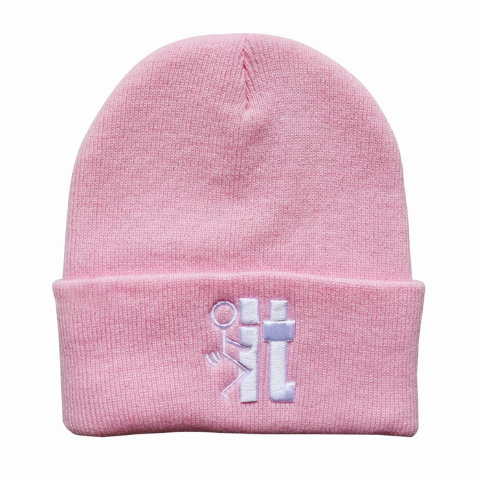 Wholesale Letter IT 3D Embroidery Acrylic Knitted Beanie JDC-FH-LvH024