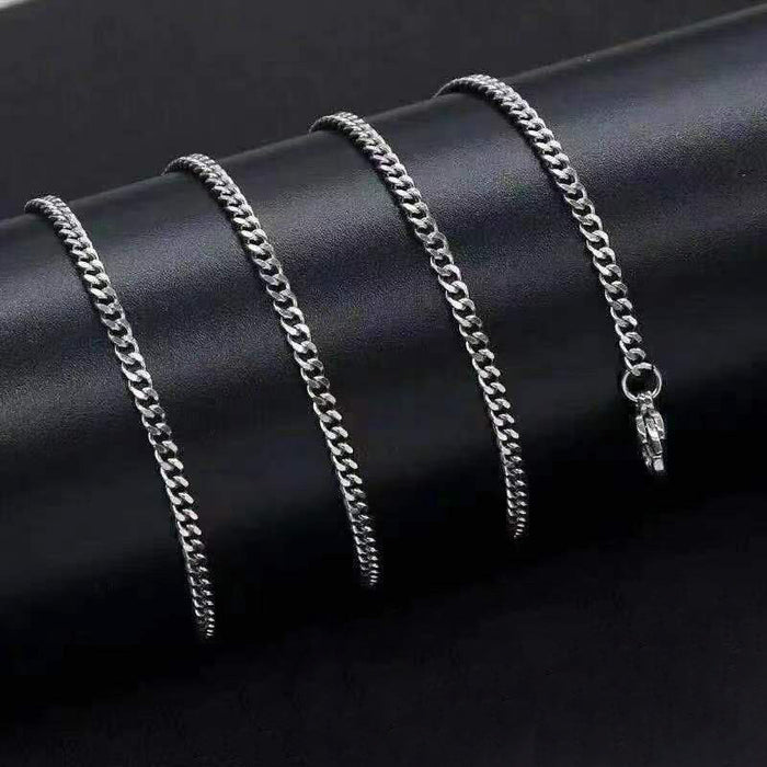 Wholesale Titanium Steel No-fading Cuban Chain Necklace JDC-NE-DanY003