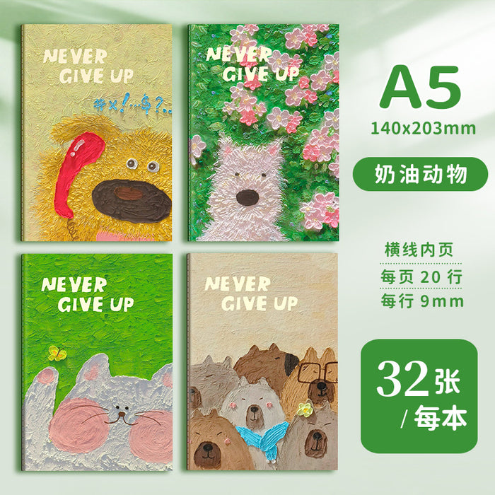 Wholesale 2pcs A5 cartoon retro notebook B5 cute stationery