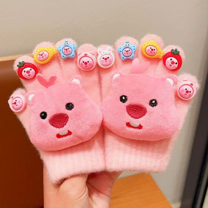 Wholesale Cute Cartoon Winter Gloves