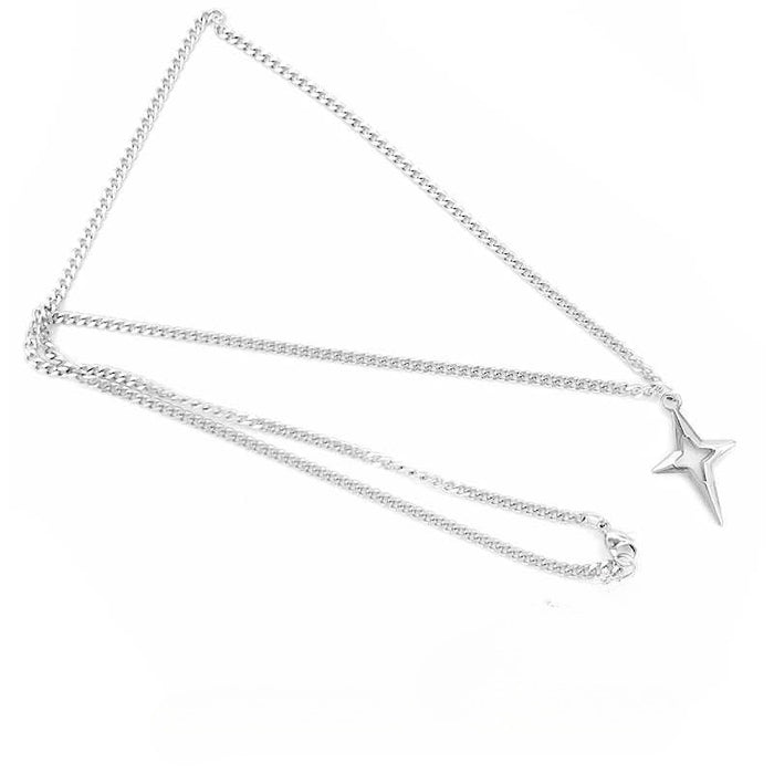 Wholesale Cross Necklace Hip-hop Simple Male Couple Pendant Female Accessories Star