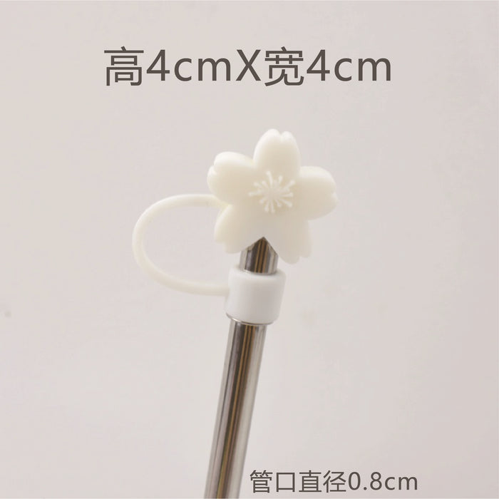 Wholesale 8mm Large Diameter Straw Cap Dropping PVC Straw Dust Cap Universal Straw Dust Stopper