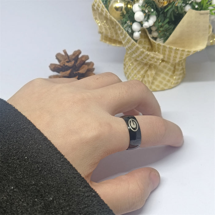 Wholesale American Super Rugby Team Stainless Steel Arc Ring T