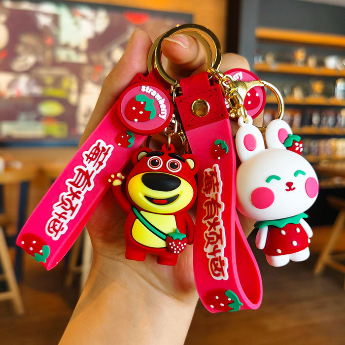 Wholesale Cartoon Doll Silicone Keychain JDC-KC-Tingm269