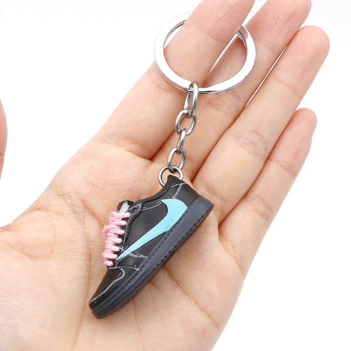 Wholesale PVC Basketball Shoe Model Keychain JDC-KC-QLPing013