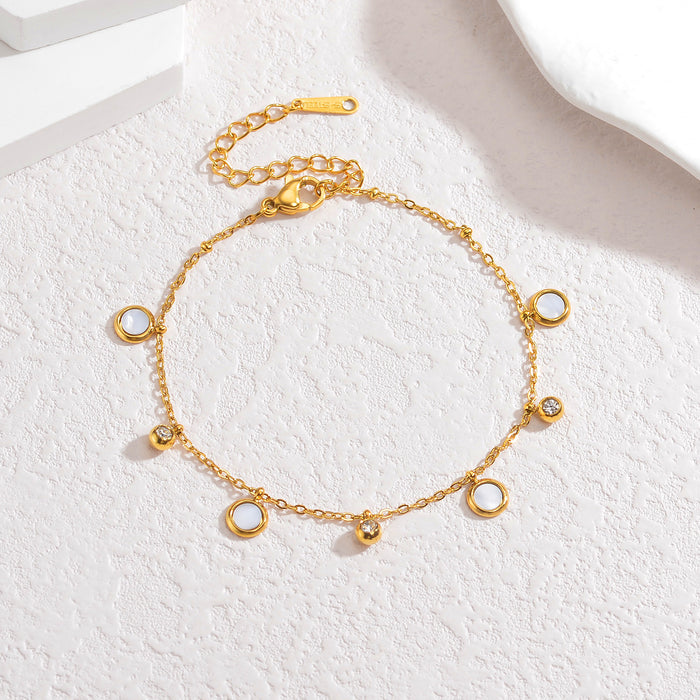 Wholesale 2pcs Star  Moon  Heart  Butterfly - Simple and High-End Titanium Steel Bracelet
