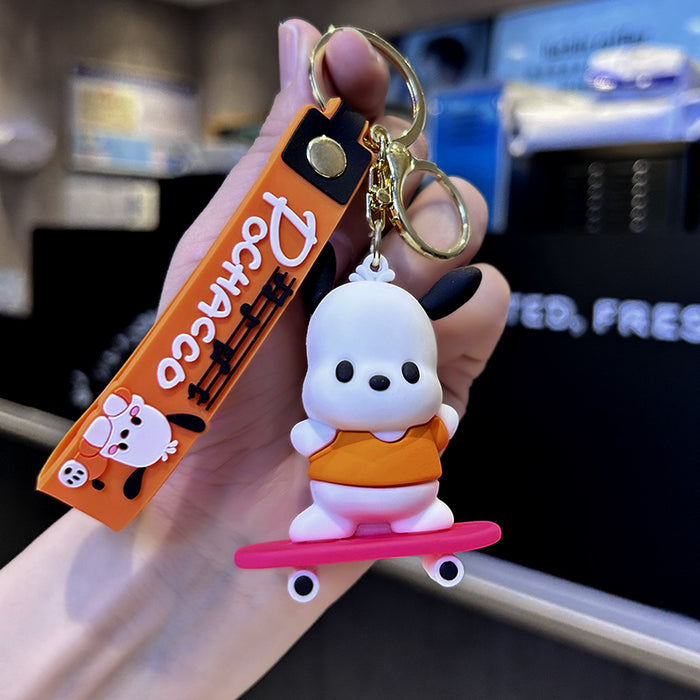 Wholesale 2024 Silicone Cartoon Doll Keychain JDC-KC-ZiX032