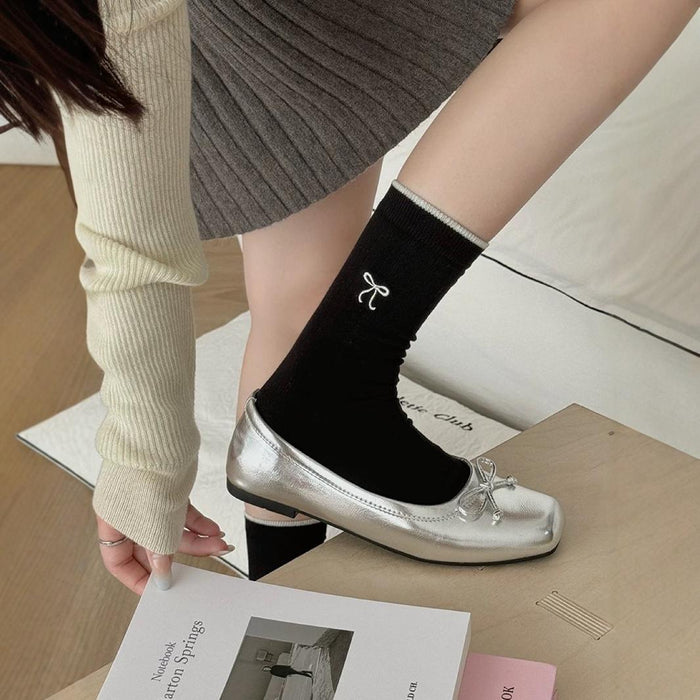 Wholesale Exquisite contrasting ribbed mouth, comfortable and simple, solid color cotton midsole