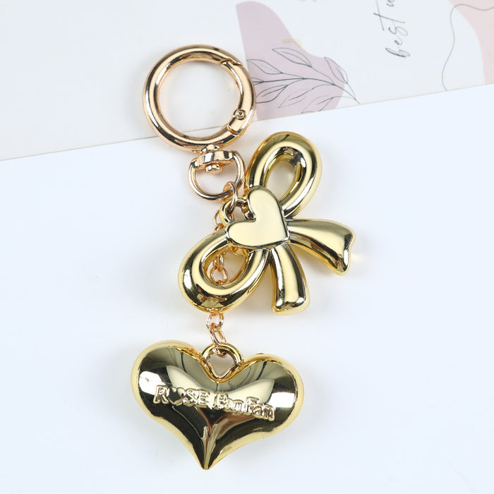 Wholesale  bow keychain earphone cover bag pendant keychain