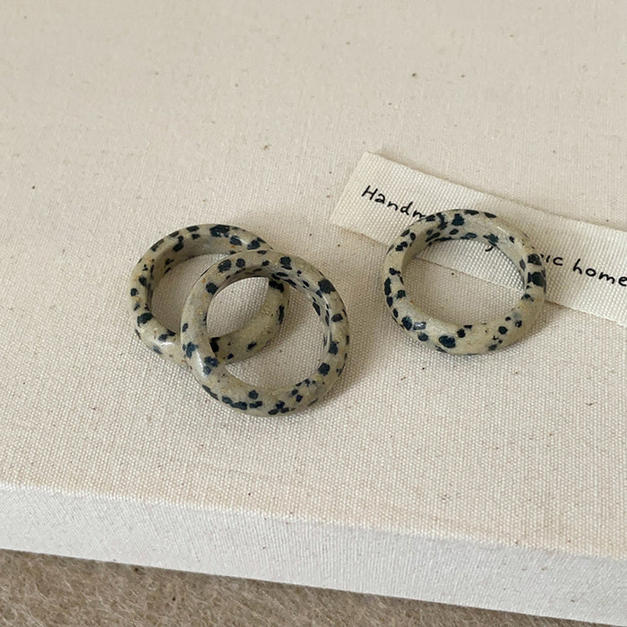 Wholesale Natural stone ring, niche personality, simple and versatile temperament, ring ring, ring