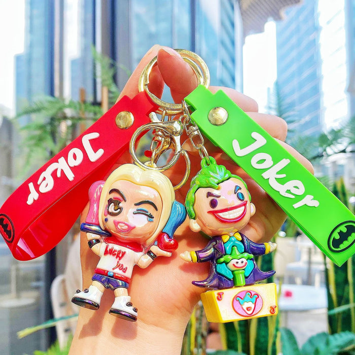 Wholesale Cute and quirky silicone cartoon keychains