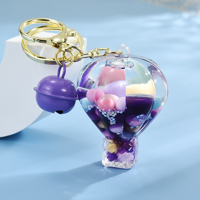 Wholesale Cute Beaded Sand Bottle Keychain