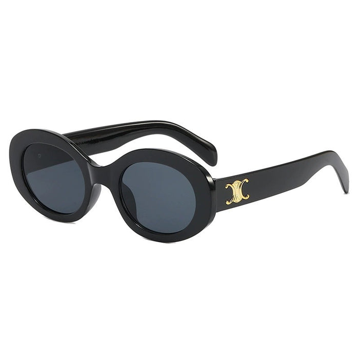 Wholesale Retro sunglasses, women's cat eyes, oval shaped, high-end, sun protection, UV protection, polarized sunglasses