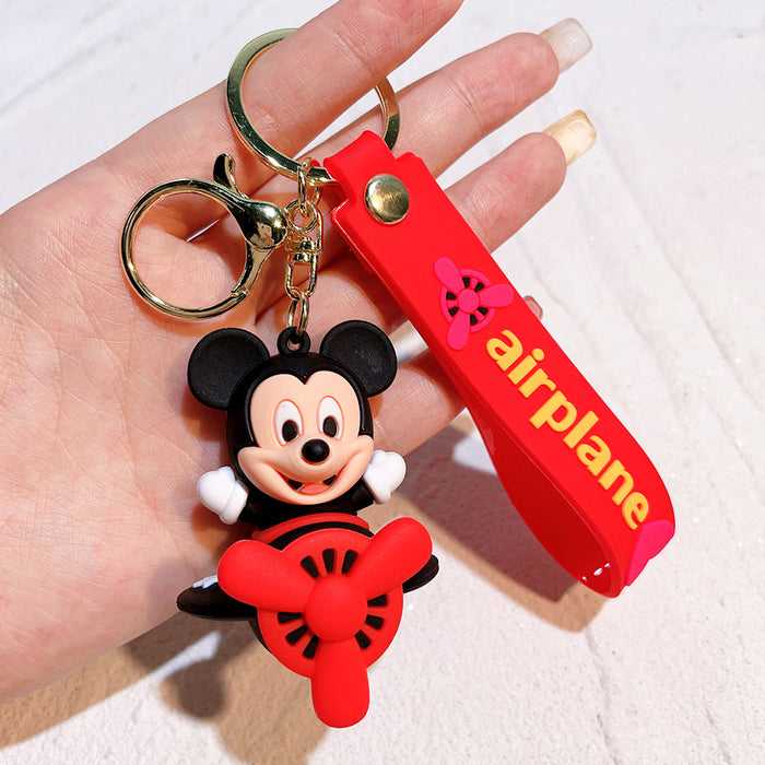 Wholesale Cartoon Silicone Doll Keychain JDC-KC-QiChao013