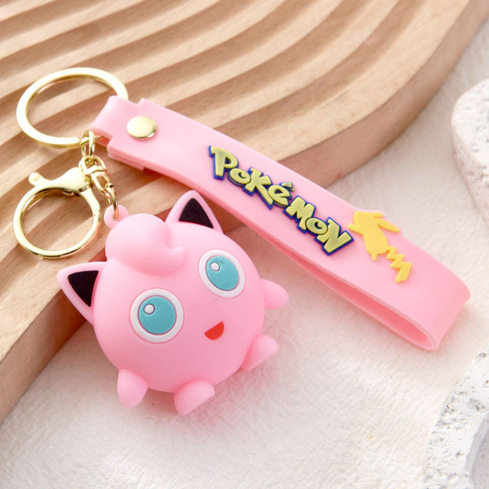Wholesale Cartoon PVC keychain cute doll car keychain pendant