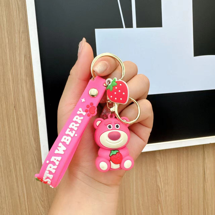 Wholesale Cartoon Cute Keychain Cute Women's Bag Pendant Car Keychain Bag Hanging Decoration Gift Batch