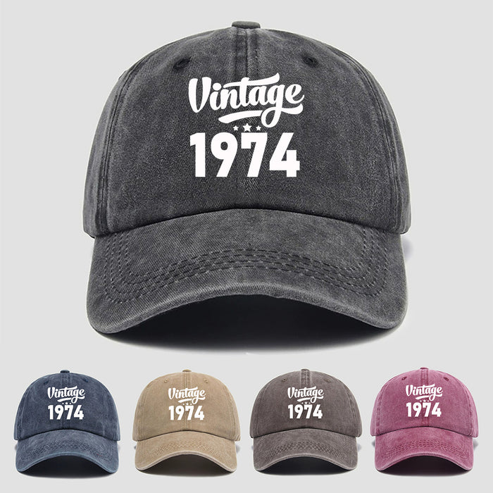 Wholesale Washed cotton printed vintage baseball cap, soft top sun hat