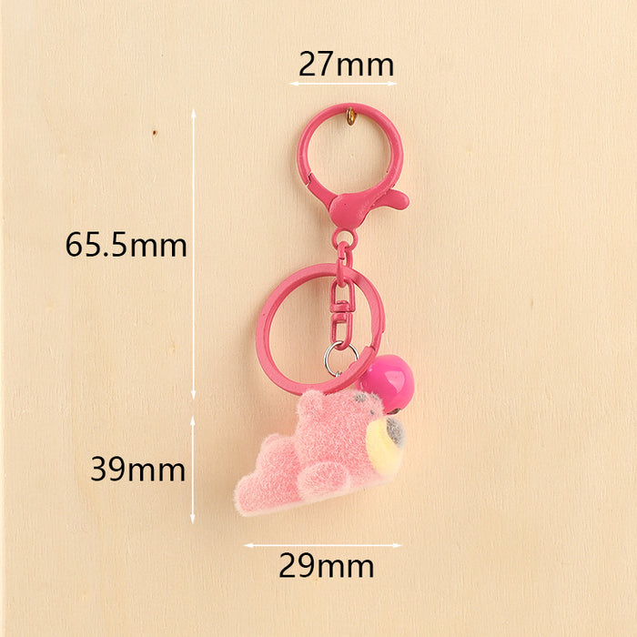 Wholesale Resin Cute Plush Phone Chain Keychain