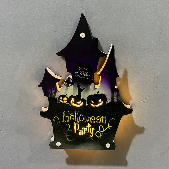 Wholesale New PVC Halloween Party Door Plate Decorations JDC-OS-YFT005