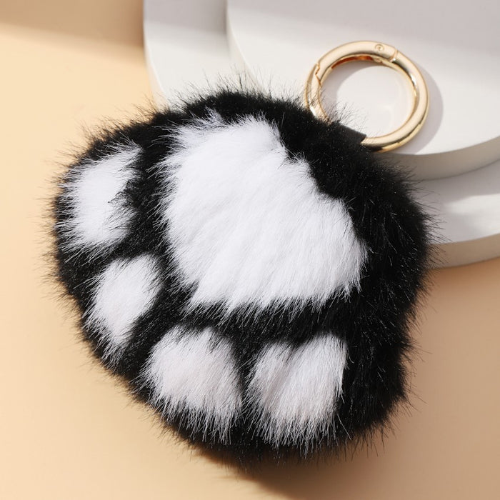 Wholesale Kitten Paw Plush Keychain JDC-KC-RongRui052